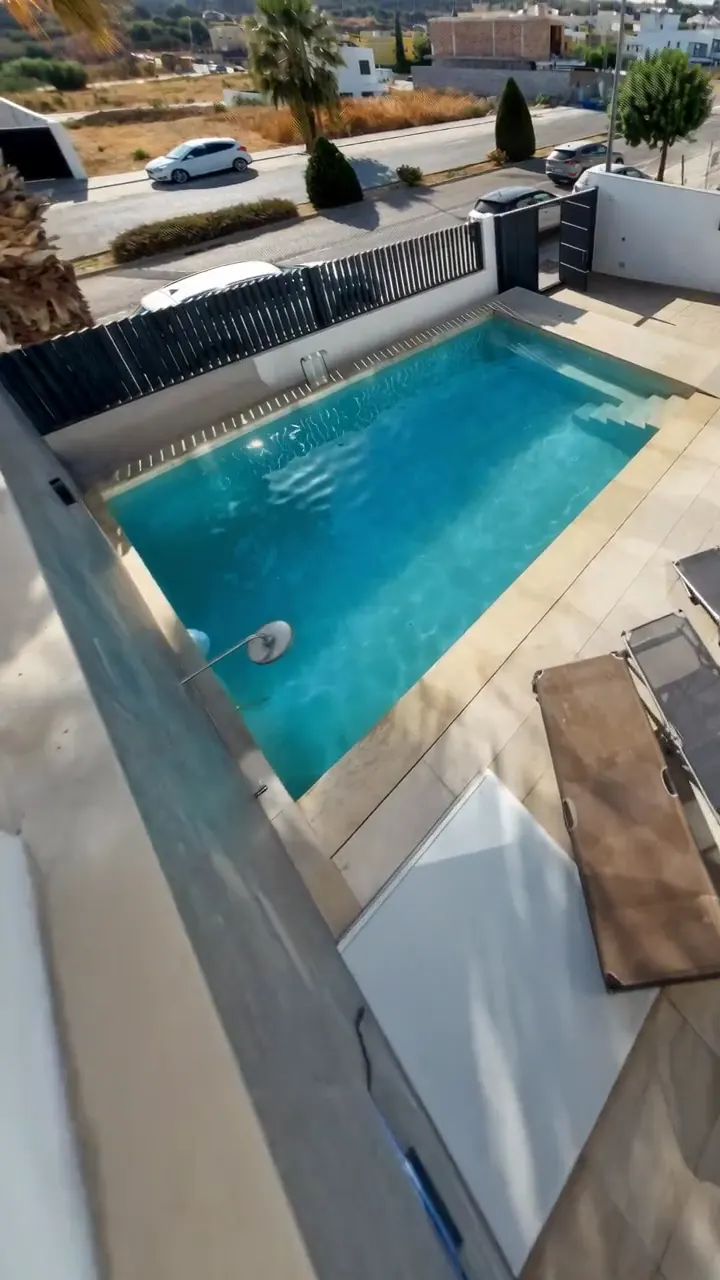 AI drone tour of a villa